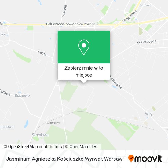 Mapa Jasminum Agnieszka Kościuszko Wyrwał