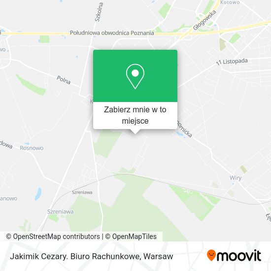 Mapa Jakimik Cezary. Biuro Rachunkowe