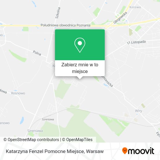 Mapa Katarzyna Fenzel Pomocne Miejsce