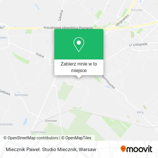 Mapa Miecznik Paweł. Studio Miecznik