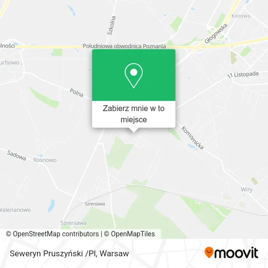 Mapa Seweryn Pruszyński /Pl