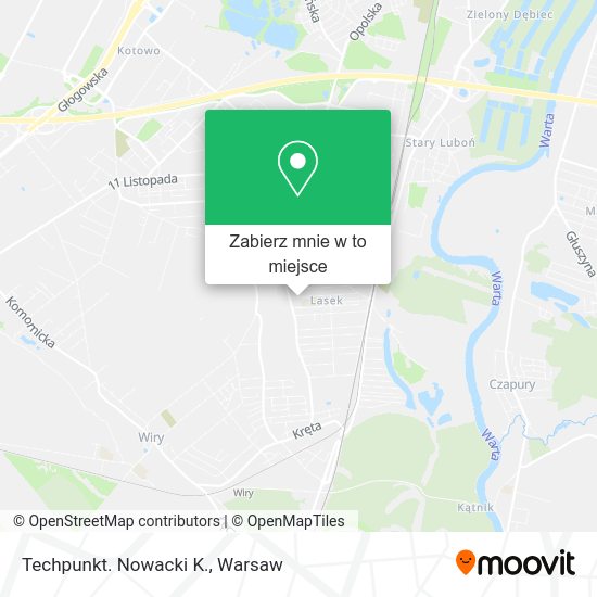 Mapa Techpunkt. Nowacki K.