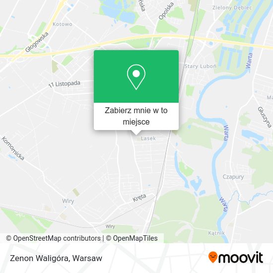 Mapa Zenon Waligóra