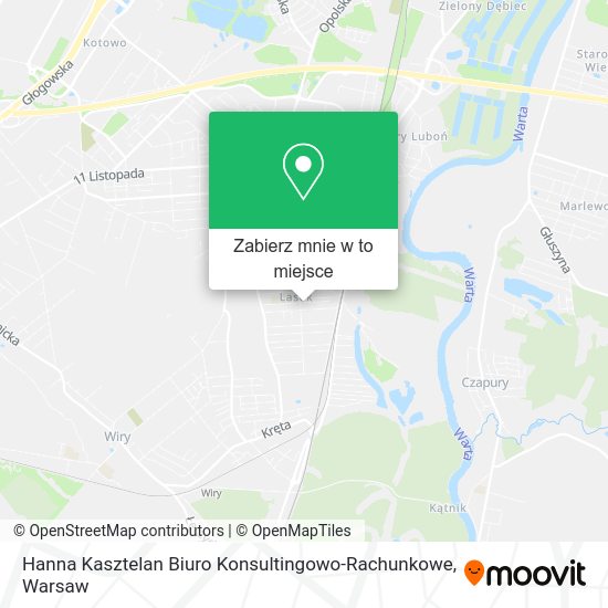 Mapa Hanna Kasztelan Biuro Konsultingowo-Rachunkowe
