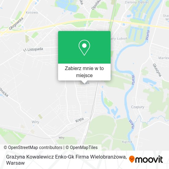 Mapa Grażyna Kowalewicz Enko-Gk Firma Wielobranżowa