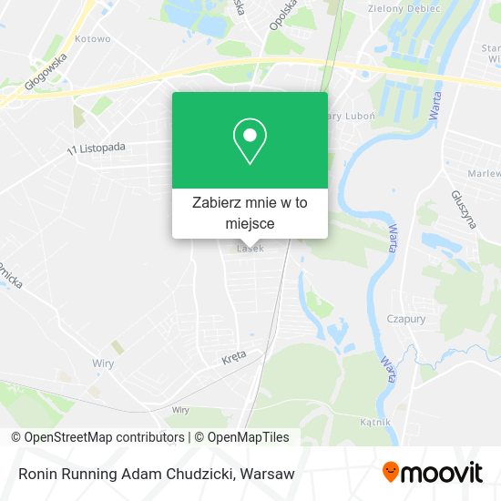 Mapa Ronin Running Adam Chudzicki