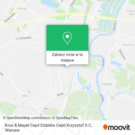 Mapa Krus & Mayel Cepil Elzbieta Cepil Krzysztof S C