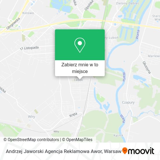 Mapa Andrzej Jaworski Agencja Reklamowa Awor