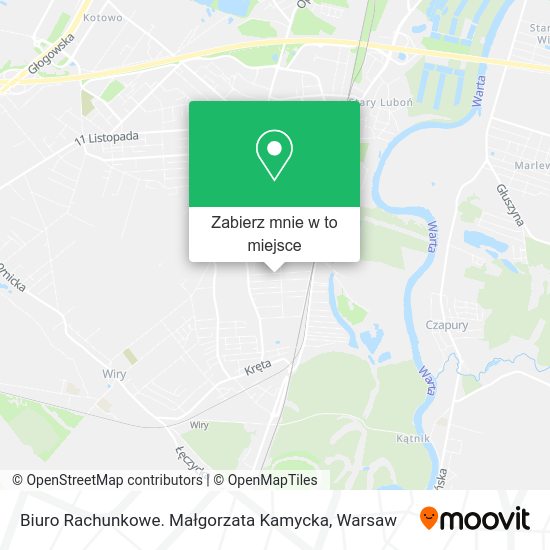 Mapa Biuro Rachunkowe. Małgorzata Kamycka