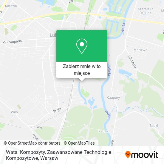 Mapa Wats. Kompozyty, Zaawansowane Technologie Kompozytowe