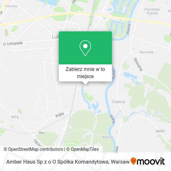 Mapa Amber Haus Sp z o O Spółka Komandytowa