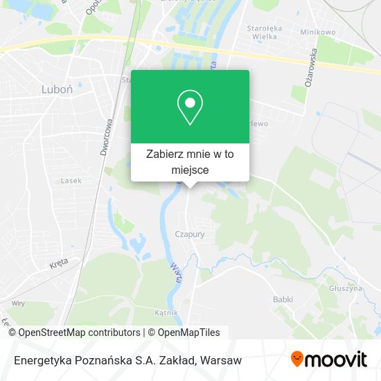 Mapa Energetyka Poznańska S.A. Zakład