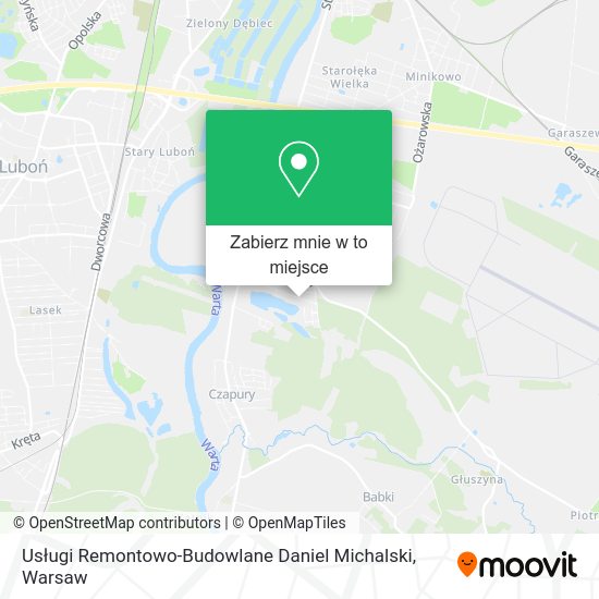 Mapa Usługi Remontowo-Budowlane Daniel Michalski