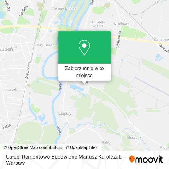 Mapa Usługi Remontowo-Budowlane Mariusz Karolczak