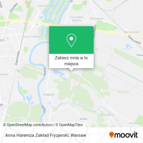 Mapa Anna Haremza Zakład Fryzjerski