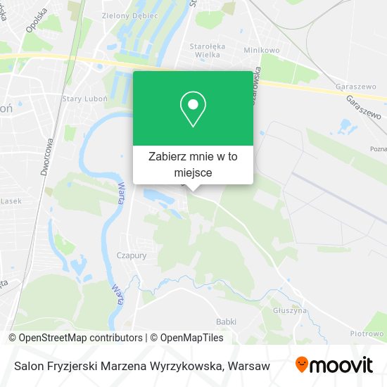 Mapa Salon Fryzjerski Marzena Wyrzykowska