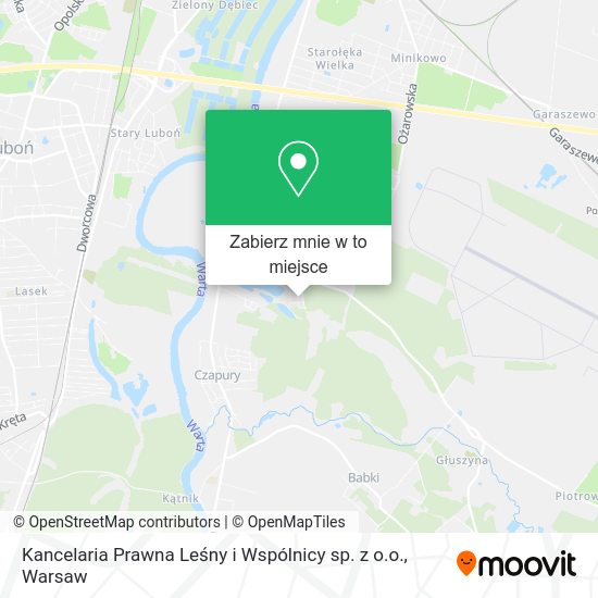 Mapa Kancelaria Prawna Leśny i Wspólnicy sp. z o.o.