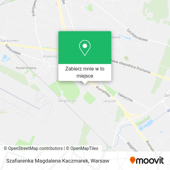 Mapa Szafiarenka Magdalena Kaczmarek