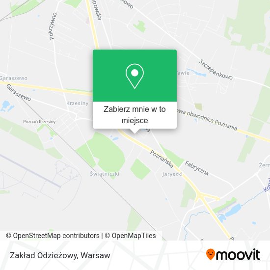 Mapa Zakład Odzieżowy