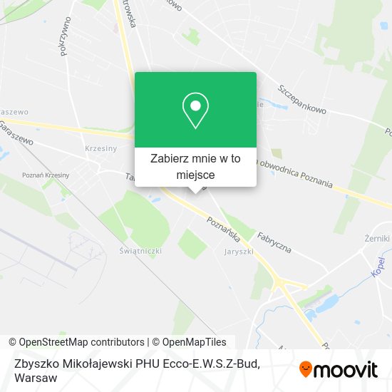 Mapa Zbyszko Mikołajewski PHU Ecco-E.W.S.Z-Bud