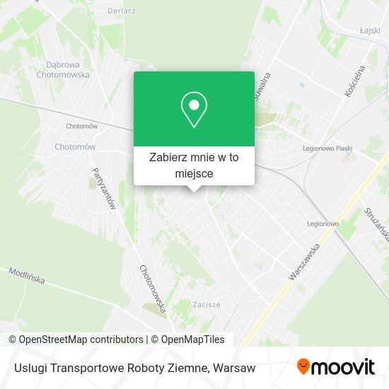 Mapa Uslugi Transportowe Roboty Ziemne