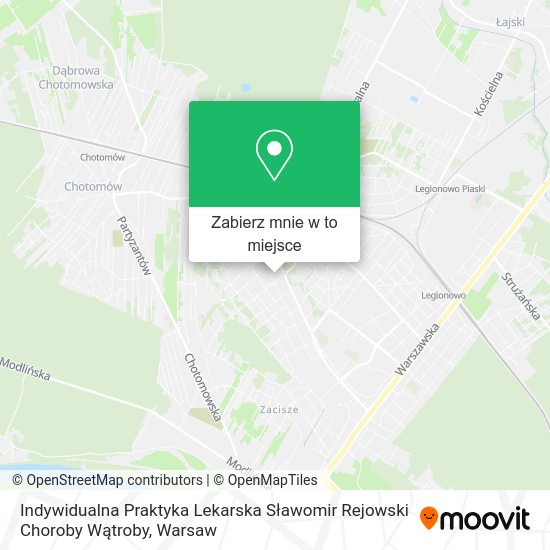 Mapa Indywidualna Praktyka Lekarska Sławomir Rejowski Choroby Wątroby