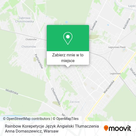 Mapa Rainbow Korepetycje Język Angielski Tłumaczenia Anna Domaszewicz