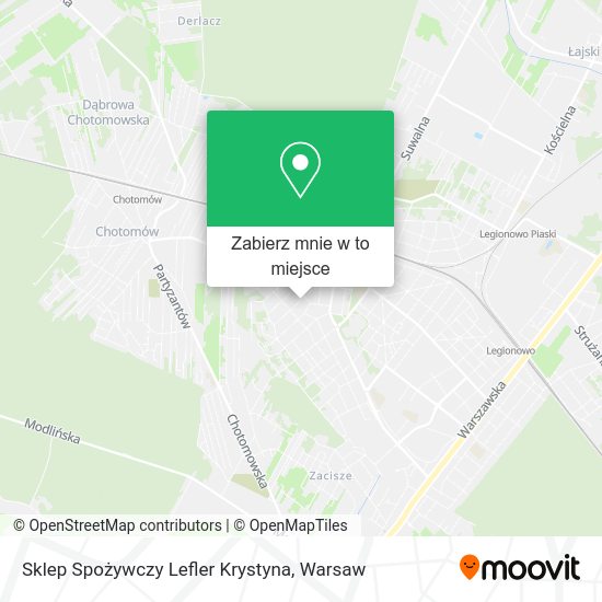 Mapa Sklep Spożywczy Lefler Krystyna