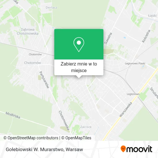 Mapa Gołebiowski W. Murarstwo