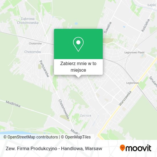 Mapa Zew. Firma Produkcyjno - Handlowa