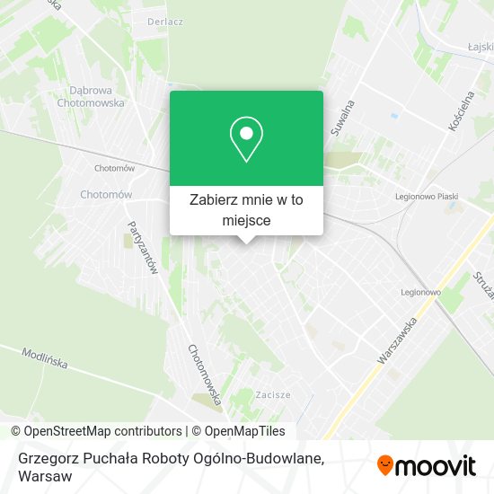 Mapa Grzegorz Puchała Roboty Ogólno-Budowlane