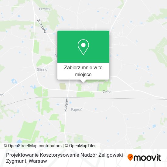 Mapa Projektowanie Kosztorysowanie Nadzór Żeligowski Zygmunt