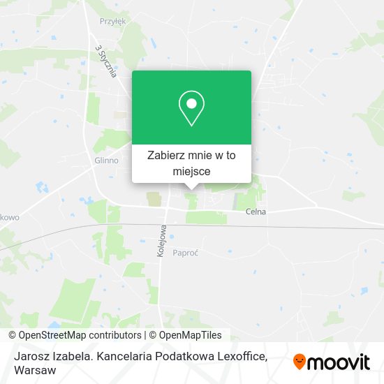 Mapa Jarosz Izabela. Kancelaria Podatkowa Lexoffice