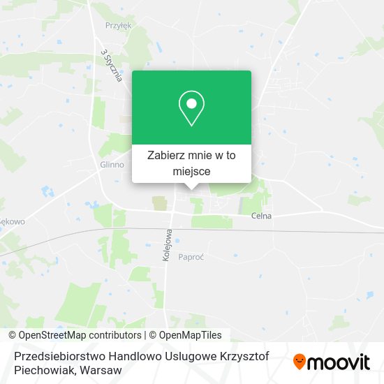 Mapa Przedsiebiorstwo Handlowo Uslugowe Krzysztof Piechowiak