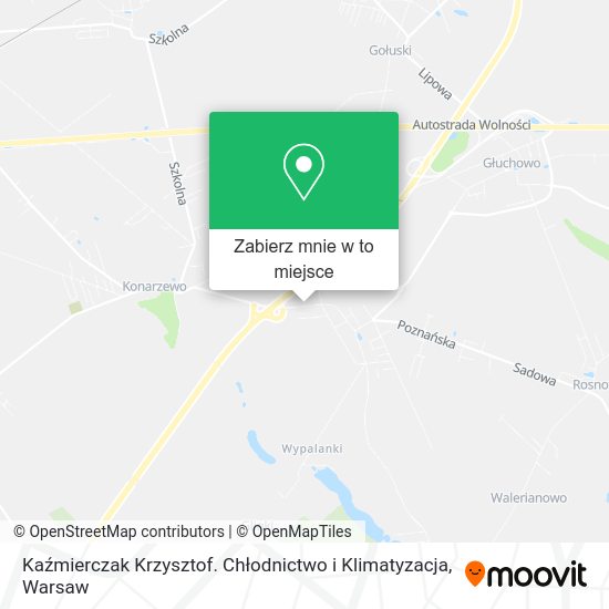 Mapa Kaźmierczak Krzysztof. Chłodnictwo i Klimatyzacja