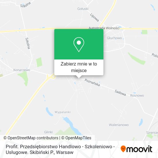 Mapa Profit. Przedsiębiorstwo Handlowo - Szkoleniowo - Usługowe. Skibiński P.