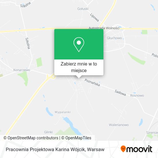 Mapa Pracownia Projektowa Karina Wójcik