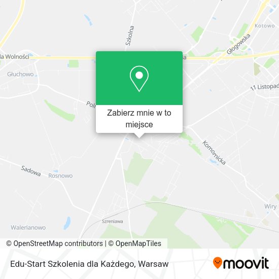 Mapa Edu-Start Szkolenia dla Każdego