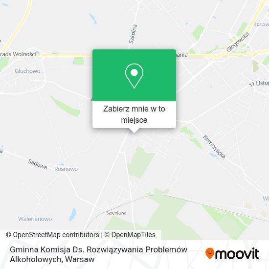 Mapa Gminna Komisja Ds. Rozwiązywania Problemów Alkoholowych