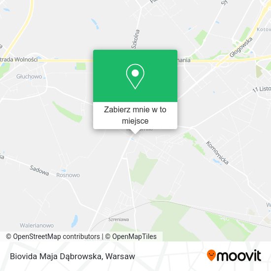 Mapa Biovida Maja Dąbrowska