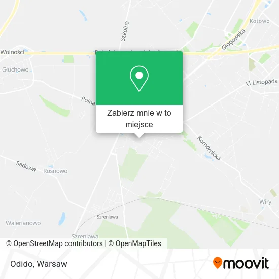 Mapa Odido