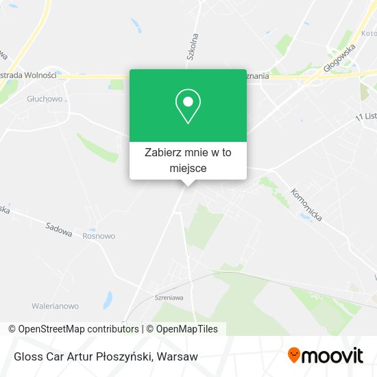 Mapa Gloss Car Artur Płoszyński