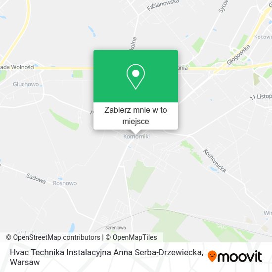 Mapa Hvac Technika Instalacyjna Anna Serba-Drzewiecka