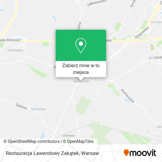 Mapa Restauracja Lawendowy Zakątek