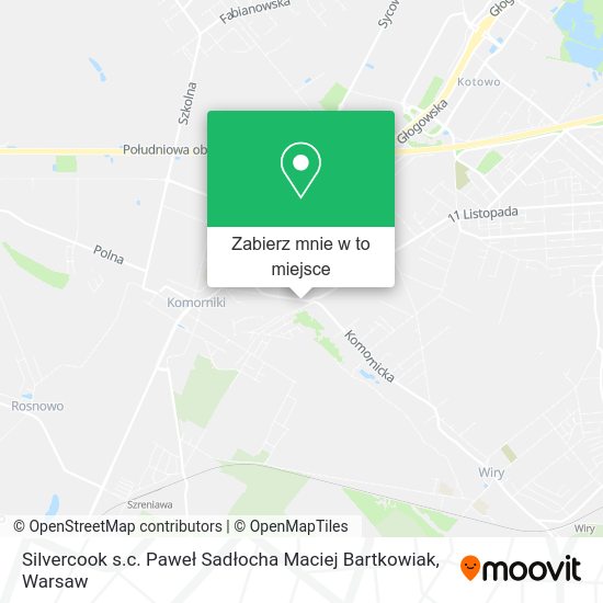 Mapa Silvercook s.c. Paweł Sadłocha Maciej Bartkowiak