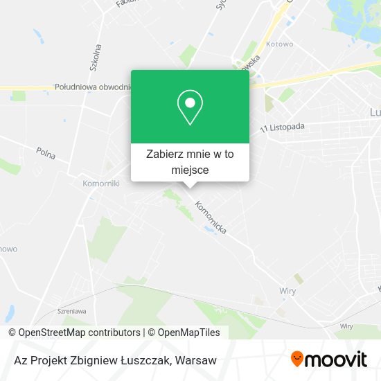 Mapa Az Projekt Zbigniew Łuszczak