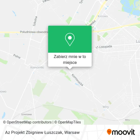 Mapa Az Projekt Zbigniew Łuszczak