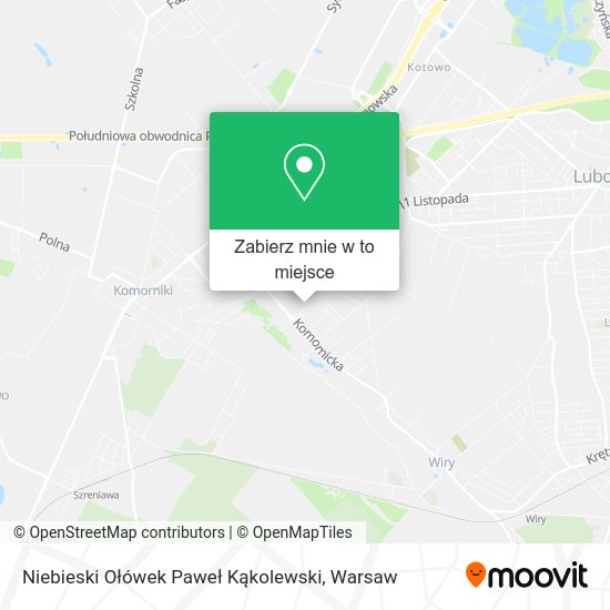 Mapa Niebieski Ołówek Paweł Kąkolewski