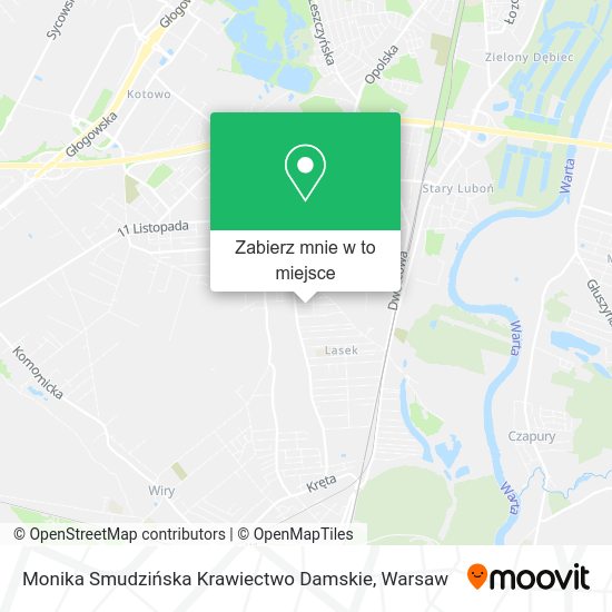 Mapa Monika Smudzińska Krawiectwo Damskie