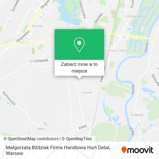 Mapa Małgorzata Bździak Firma Handlowa Hurt Detal